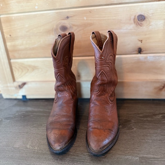 Tecovas Brown Heeled Boots - Picture 3 of 7